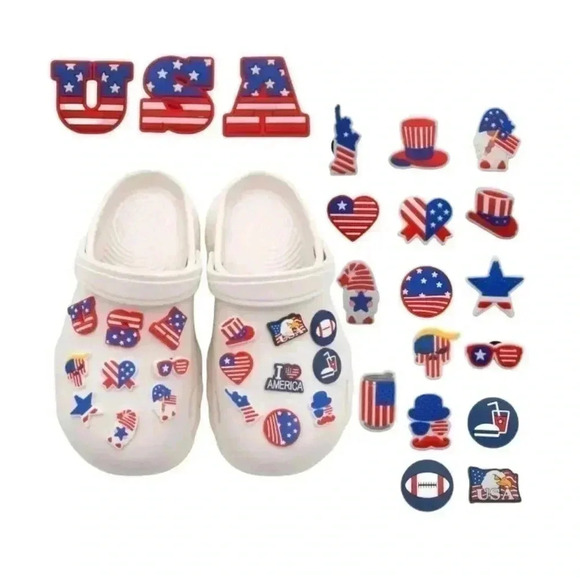 Shoes - USA Jibbitz Shoe Charms